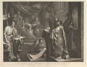 Paul Before Felix, February 5, 1752. Creator: Luke Sullivan