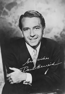 Paul Henreid (1908-1992), Austrian-born American actor and director, c1940s