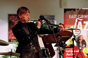 Paul Higgs, Paul Higgs Quartet, East Grinstead Jazz Club, Chequer Mead Theatre, West Sussex, 2025. Creator: Brian O'Connor. Paul Higgs, Paul Higgs Quartet, East Grinstead Jazz Club, Chequer Mead Theatre, West Sussex, 2025