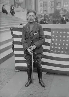 Us Flag Prints: Paul Ingolevitch [i.e. Iogolevitch] with violin