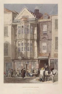 Bishopsgate Prints: Paul Pindar Tavern, Bishopsgate, London, 1851. Artist: John Wykeham Archer