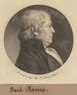 Paul Revere, 1800. Creator: Charles Balthazar Julien Févret de Saint-Mémin