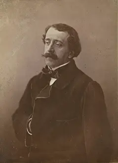 Felix Prints: Paul de Saint-Victor, litterateur, negative 1855-1859; print 1870-1879. Creator: Nadar