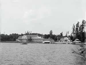 Adirondacks Prints: Paul Smith's from island, Lower St