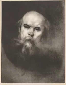 Eugène Carrière Gallery: Paul Verlaine, 1896. Creator: Eugene Carriere (French, 1849-1906); Lemercier