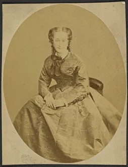 Liebert Prints: Pauline de Metternich nee Pauline Sander, about 1860. Creator: Alphonse J. Liebert