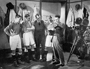 Eddie Gallery: A pause for instruction from film producer Anthony Asquith, Twickenham, London, c1932