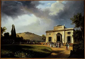 16th Arrondissement Prints: Pavillon de Bagatelle, current Bois de Boulogne
