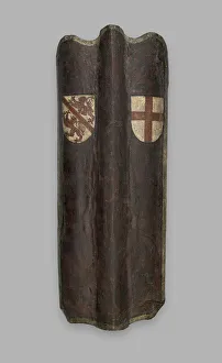 Gesso Prints: Pavise with the Arms of Winterthur and Saint George, Winterthur, c. 1440-c. 1460