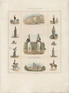 The Pavlovsky Guard Regiment, 1840. Artist: Gilbertson, E. (active 1830s-1850s)