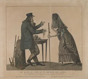 The Pawnbroker, Second Half of the 18th cen Artist: Julien, Laurent (1740-1820)