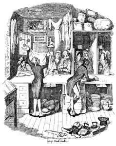 The Pawnbrokers Shop, c1900. Artist: George Cruikshank