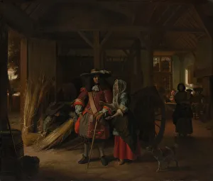 Guest Prints: Paying the Hostess, ca. 1670. Creator: Pieter de Hooch