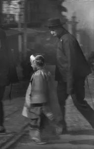 Chinese American Prints: Paying New Year's calls, Chinatown