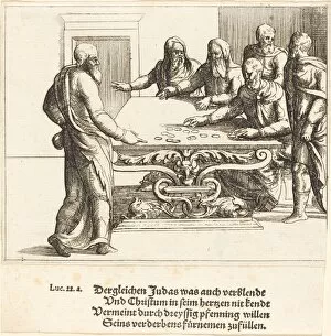 Hirschvogel Augustin Gallery: The Payment of Judas. Creator: Augustin Hirschvogel
