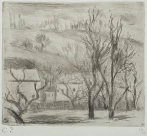 Te Papa Tongarewa Prints: Paysage à l'Hermitage (Pontoise); (Landscape at l'Hermitage)