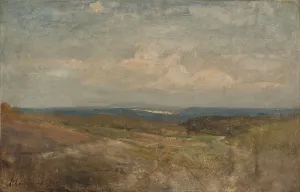 Harpignies Henri Joseph Prints: Paysage de collines, 1858. Creator: Henri-Joseph Harpignies