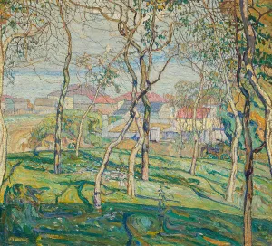 Blooming Prints: Paysage lyrique, c.1910. Creator: Manievich (Manevich), Abraham (Abram) (1883-1942)