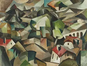 Cubism Prints: Paysage a Meudon, 1911. Creator: Gleizes, Albert (1881-1953)