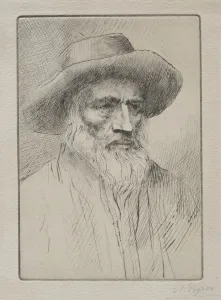 Alphonse Legros French Prints: Paysan des Vosges. Creator: Alphonse Legros (French, 1837-1911)