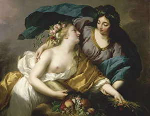 Mus E Du Louvre Prints: Peace Bringing Back Abundance (La Paix ramenant l Abondance), 1780