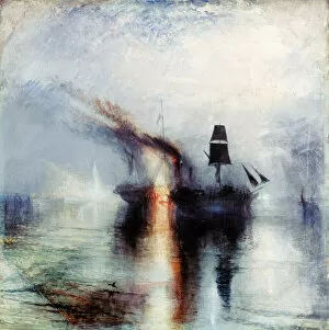 Images Dated 21st February 2008: Peace, Burial at Sea, c1842. Artist: JMW Turner