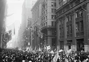Armistice Prints: Peace Hurrah, 11 Nov 1918. Creator: Bain News Service