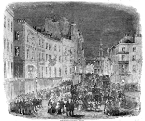 Triumphalism Prints: The Peace Illumination: Strand, 1856. Creator: Unknown