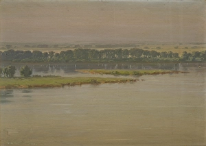 Sylvester Prints: When Peace Like a River, 1903. Creator: Frederick Oakes Sylvester