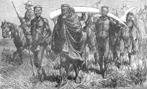 Zulu Gallery: Peace Messengers from Cetewayo, c1880