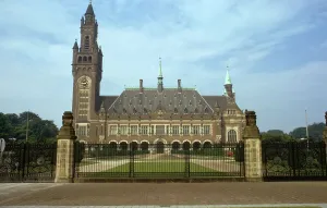 Neo Renaissance Prints: Peace Palace, early 20th century. Artist: Louis Cordonnier