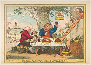 Peace and Plenty or Good News for John Bull!!!, May 25, 1814. Creator: George Cruikshank
