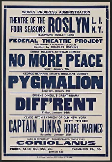 Shaw George Bernard Prints: No More Peace, Roslyn, NY, 1938. Creator: Unknown