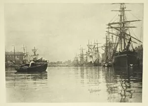 Edition 270 500 Collection: The Peaceful Harbour, 1887. Creator: Peter Henry Emerson