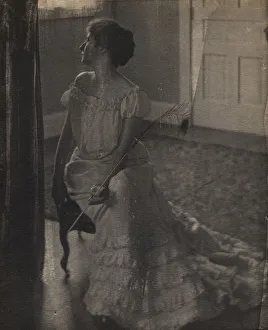 The Peacock Feather, c. 1902. Creator: Clarence H. White (American, 1871-1925)
