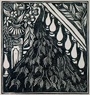 Dufy Prints: Peacock. Illustration to Le Bestiaire by G