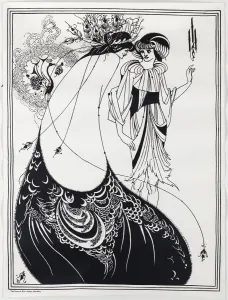 The Peacock Skirt. Illustration for Salome by Oscar Wilde, 1894 The Peacock Skirt. Illustration for Salome by Oscar Wilde, 1894