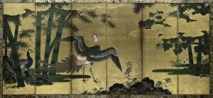 Attributed To Gallery: Peacocks and Bamboo, late 1500s. Creator: Tosa Mitsuyoshi (Japanese, 1539-1613), attributed to