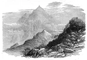 Ascending Prints: The Peak of Naiguata, in Venezuela, 1872. Creator: H. Crane