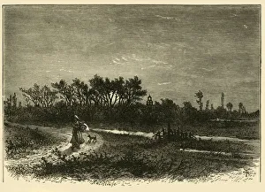 Peakirk, from the Cut, 1898. Creator: Unknown