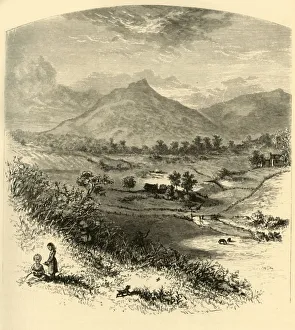 Virginia Prints: Peaks of Otter, 1872. Creator: William Ludwell Sheppard
