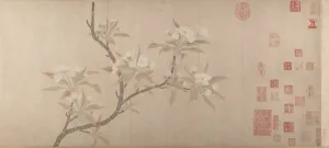 Handscroll Prints: Pear Blossoms, ca. 1280. Creator: Unknown