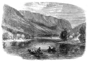 Pearl-fishing near Loch Lubnaig, Perthshire, 1864. Creator: Unknown