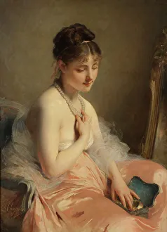 The Pearl-necklace, c19th century. Creator: Charles Chaplin