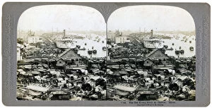 Ch Graves Collection: The Pearl River (Zhu Jiang) at Canton (Guangzhou), China, 1902.Artist: CH Graves