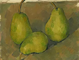 Paul Cezanne Collection: Three Pears, 1878 / 1879. Creator: Paul Cezanne