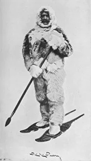 Edith Lea Morice Gallery: Peary in Arctic Outfit, 1910, (1928)
