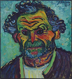 Javlensky Prints: Peasant, c. 1912. Creator: Javlensky, Alexei, von (1864-1941)