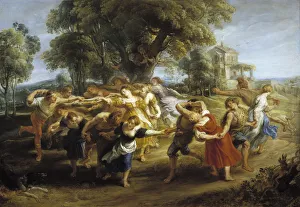 Peasant Dance, 1630-1635. Artist: Rubens, Pieter Paul (1577-1640) Peasant Dance, 1630-1635. Artist: Rubens, Pieter Paul (1577-1640)