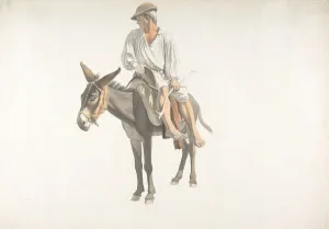 Peasant on a Donkey, ca. 1783-87. Creator: Giovanni Battista Lusieri